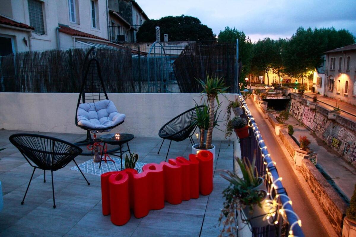 L'Amoureux - Terrasse Et Climatisation Coeur De Ville Montpellier Eksteriør bilde