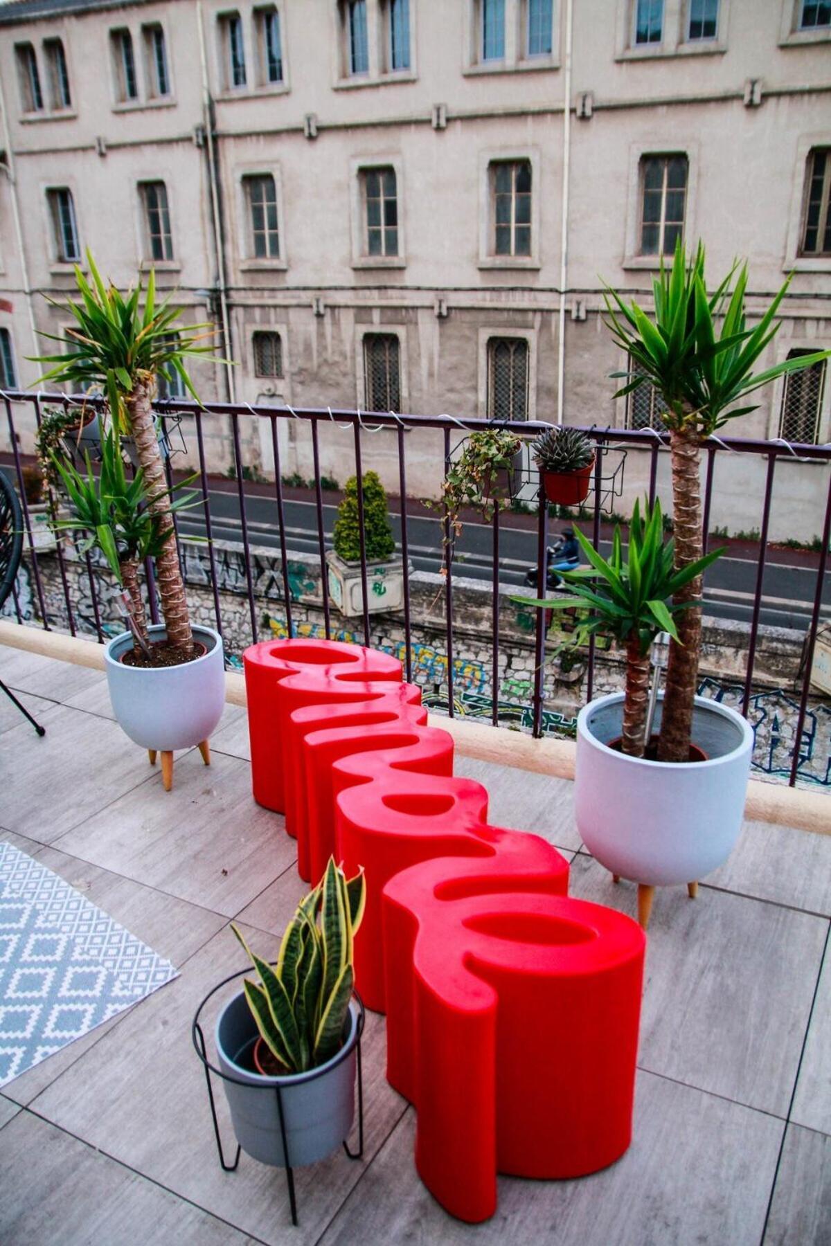 L'Amoureux - Terrasse Et Climatisation Coeur De Ville Montpellier Eksteriør bilde